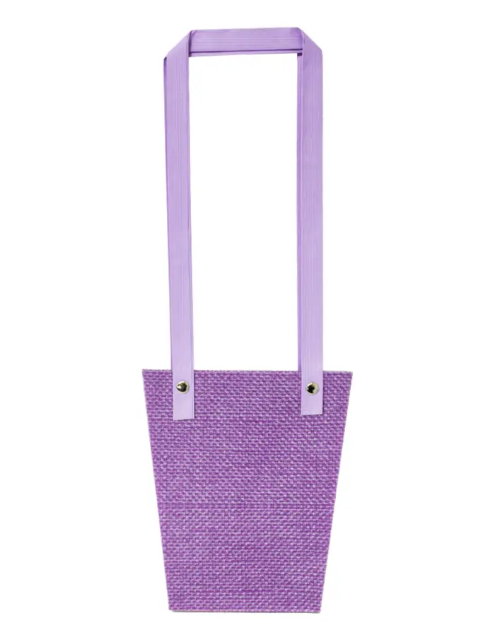 Bolsa de plástico morada de 13.5x9.5x15cm13.5x13.5x15cm - Image 2