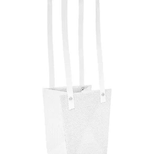 Bolsa de plástico blanca de 13.5×9.5x15cm13.5×13.5x15cm