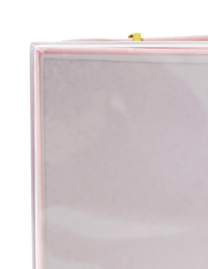 Bolsa de carton rosa con acrilico de 24x19.5x10cm10x24x19.5cm - Image 2