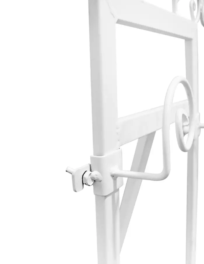 Caballete de metal blanco de 41x158x0.1cm - Image 4