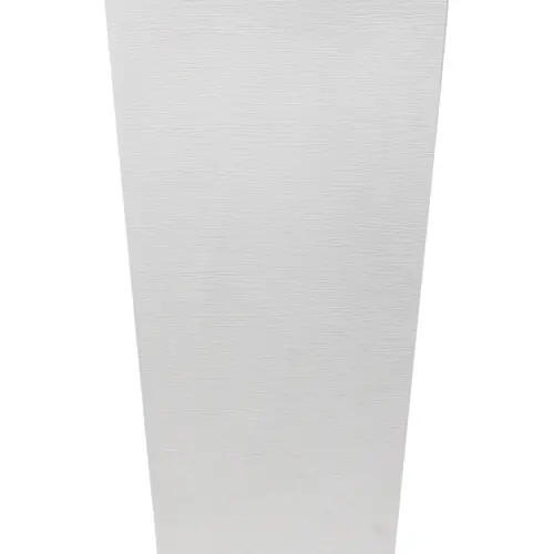 Maceta de plástico blanca de 35x35x70cm