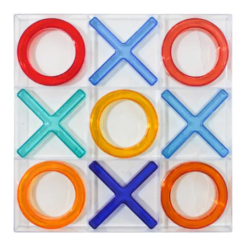 Juego de tic-tac de plástico de 25x25x2.5cm
