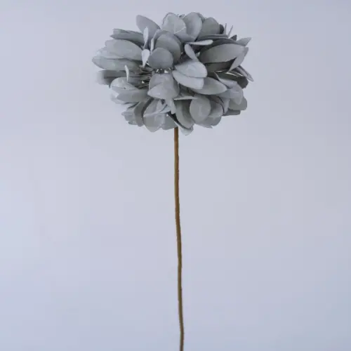 Vara con hojas de latex verde de 15x15x65cm