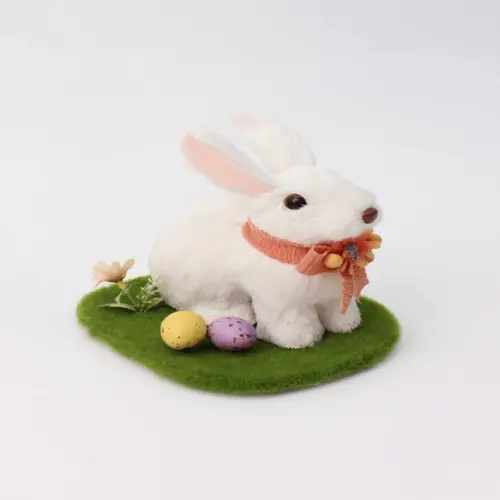Conejo con huevos de pascual de 16x13x14cm