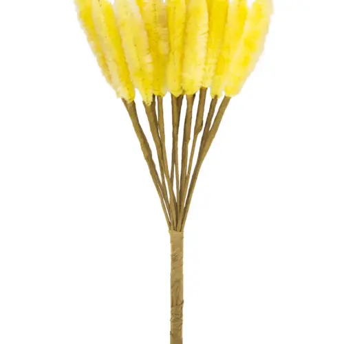 Pick de pampa amarillo de 6x16x2cm