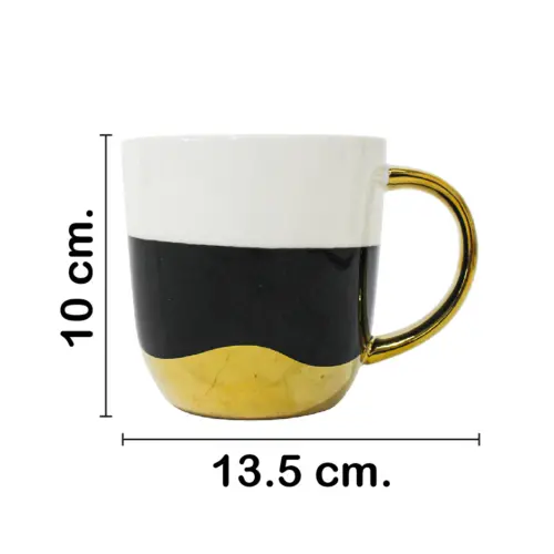 Taza de porcelana blanco