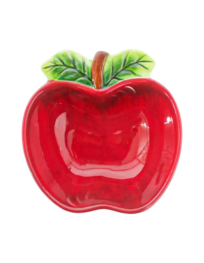 Bowl diseño manzana roja de 15x14.5x6.3cm - Image 3