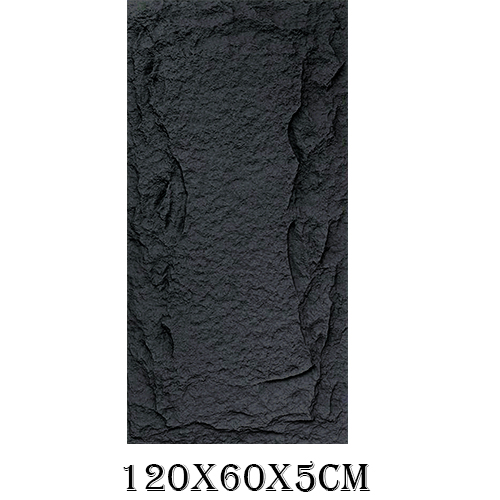 Recubrimiento de pared negro mate de 120x60x5cm