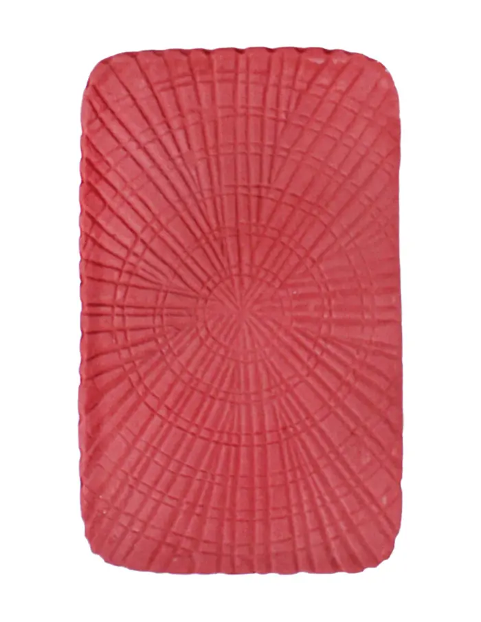Charola rectangular de metal roja de 33x20x1.5cm - Image 3
