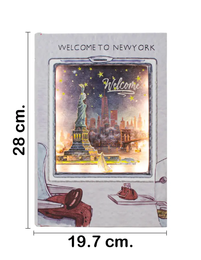 Caja de sombra diseño New York de 28x19x7.6cm - Image 2