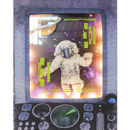 Caja de sombra diseño astronauta de 28x19x7.6cm