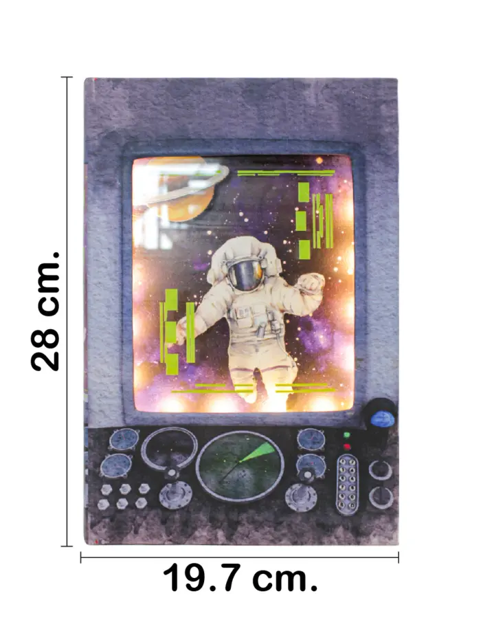 Caja de sombra diseño astronauta de 28x19x7.6cm - Image 2