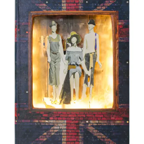 Caja de sombra diseño Inglaterra de 28x19x7.6cm