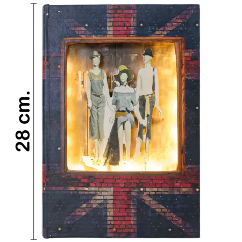 Caja de sombra diseño Inglaterra de 28x19x7.6cm
