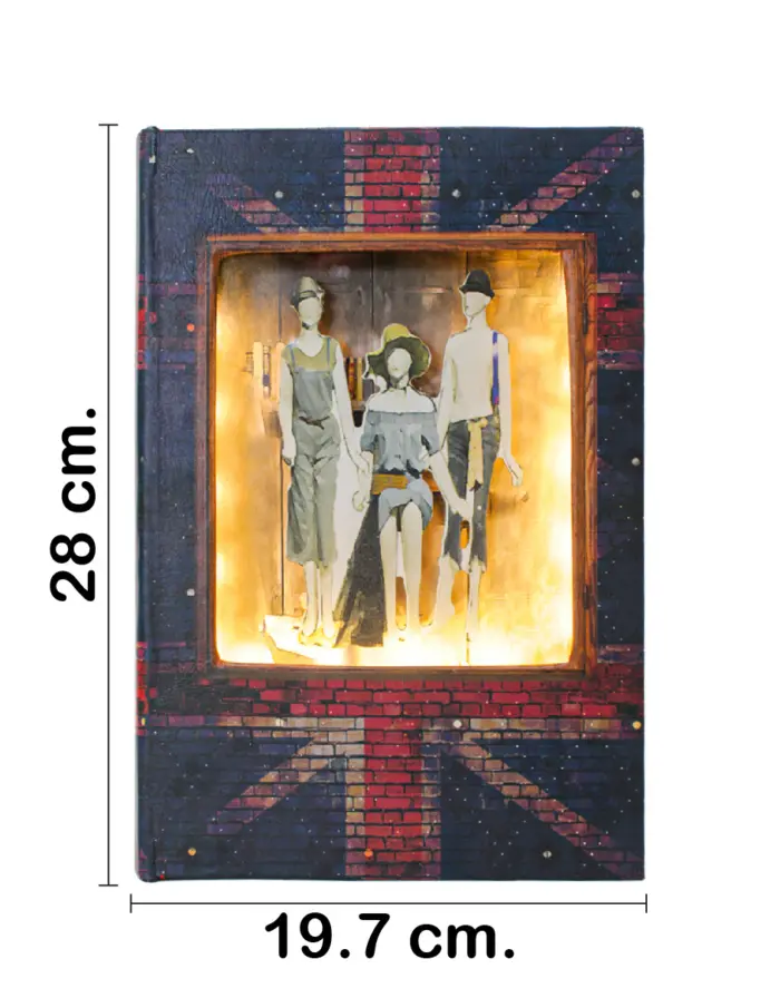 Caja de sombra diseño Inglaterra de 28x19x7.6cm - Image 2