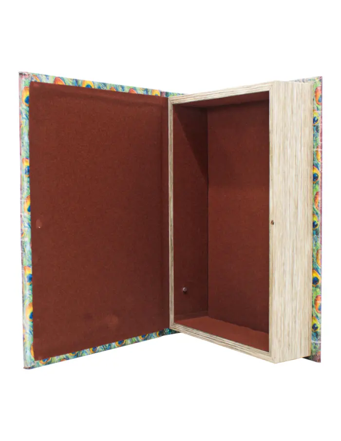 Caja de libro con espejo diseño infinito de 30x21x7cm - Image 4