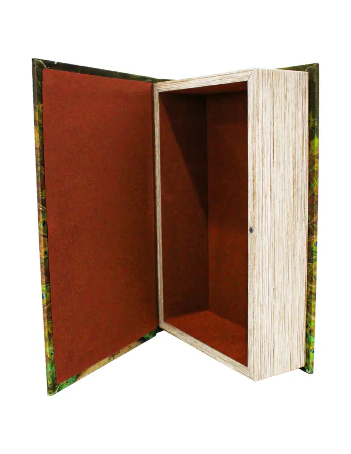 Caja de libros de gemas diseño pavor real de 27x18x7cm - Image 4