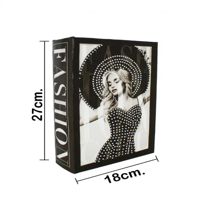 Caja de libros de gemas diseño fashion de 27x18x7cm - Image 5