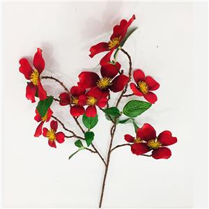 Vara de flores rojas de 64cm