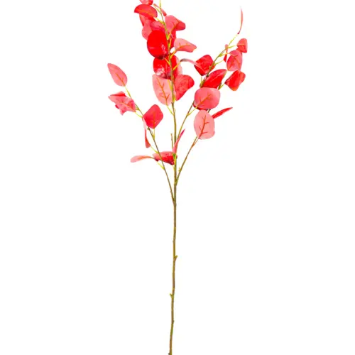 Vara con hojas rojas de 18x88x0.1cm