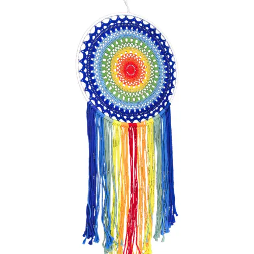 Atrapasueños tejido de colores de 40x110x1cm