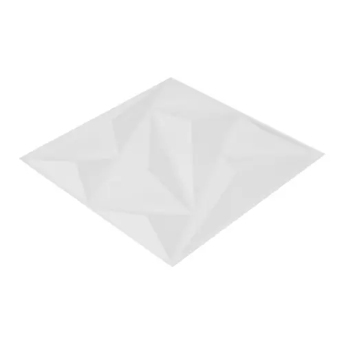 Adhesivo de pared de plástico blanco de 30x30x2cm