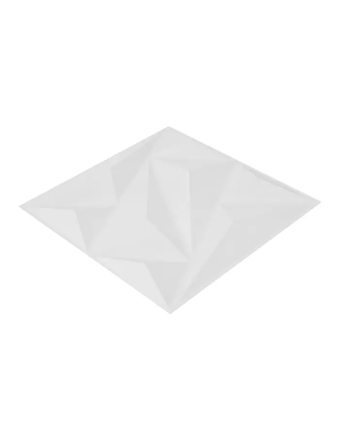 Adhesivo de pared de plástico blanco de 30x30x2cm - Image 2