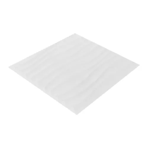 Adhesivo de pared de plástico blanco de 30x30x5cm