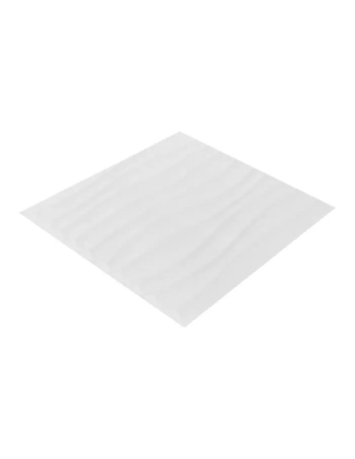 Adhesivo de pared de plástico blanco de 30x30x5cm - Image 2