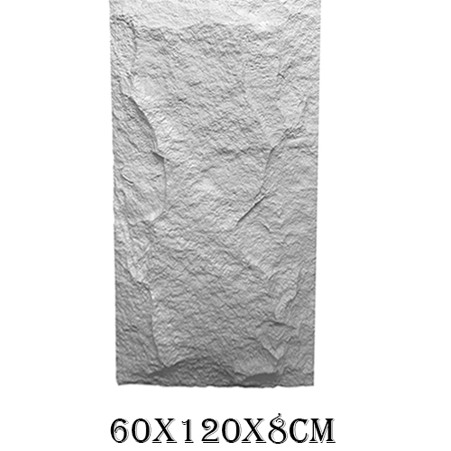 Vinilo de pared de plástico blanco de 60x120x8cm