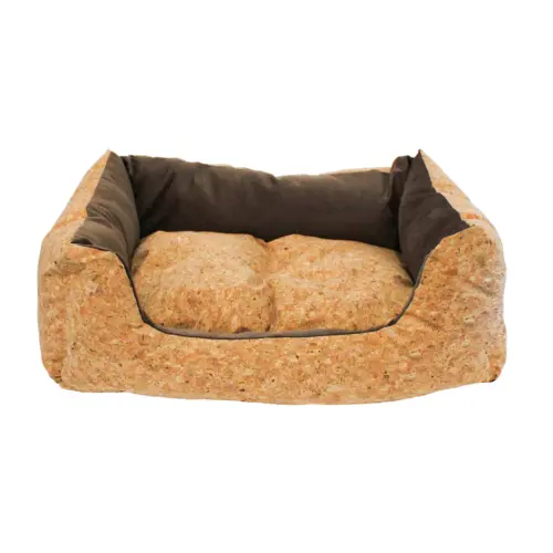 Cama para mascotas de color kaki de 50x40x14cm