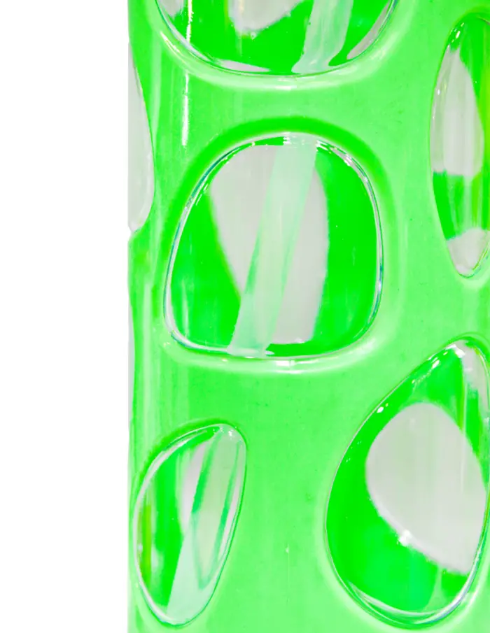 Botella de plástico verde de7.3x7.3x25cm - Image 4