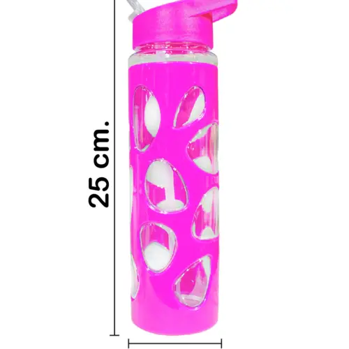 Botella de plástico ciruela de7.3×7.3x25cm