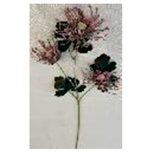 Flor artificial rosa oscuro de 8x17x66cm