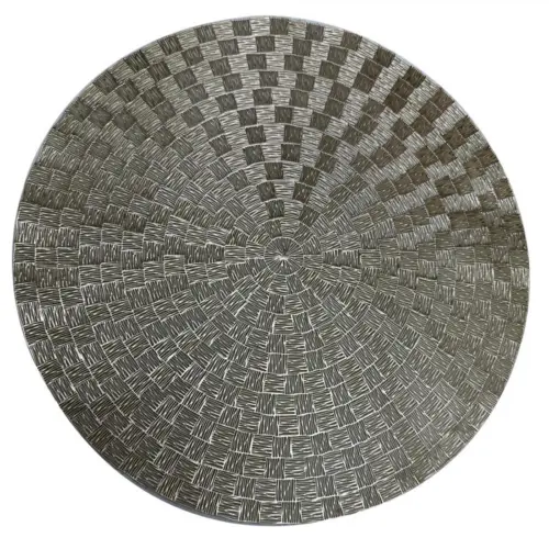 Mantel individual dorado de 38x38cm