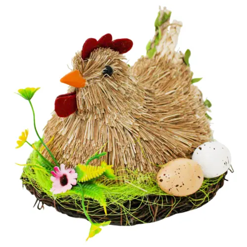 Gallina de fibras naturales