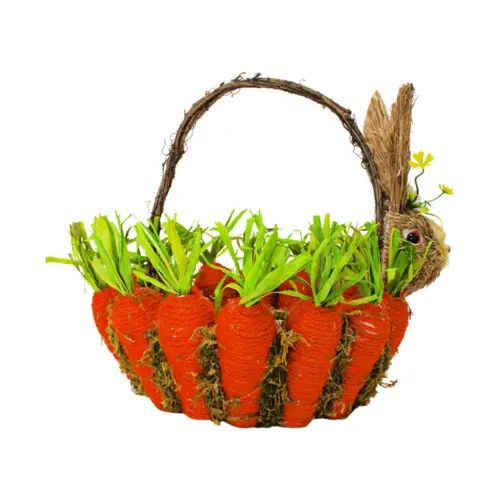 Canasta de fibras naturales