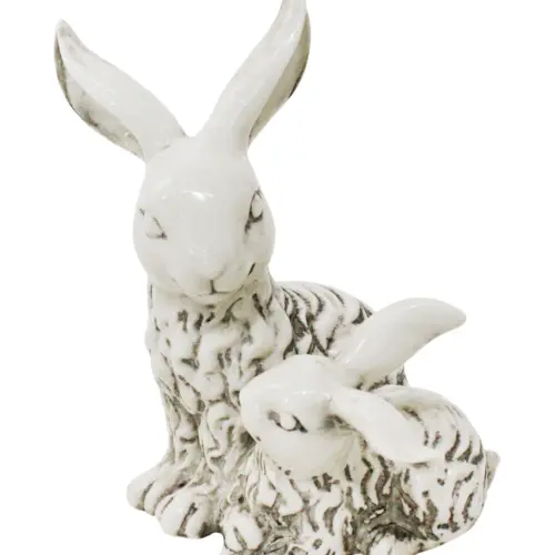 Conejos de porcelana de 17x13x19cm