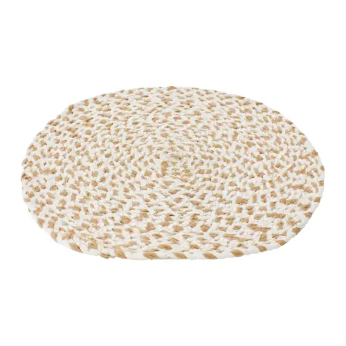 Mantel individual de yute natural de 35cm