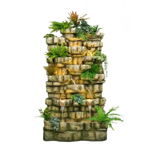 Fuente de piedra diseño moderno de 99x55x190cm