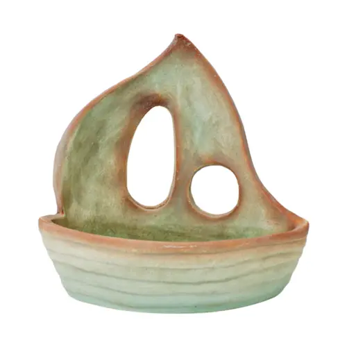 Base de cemento diseño barco de 23×14.5x24cm