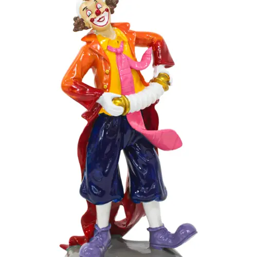 Payaso de poliresina de 17.5×10.5x35cm