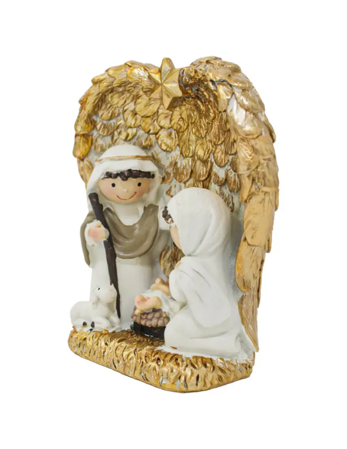 Misterio con alas de poliresina de 12x6x13cm - Image 3