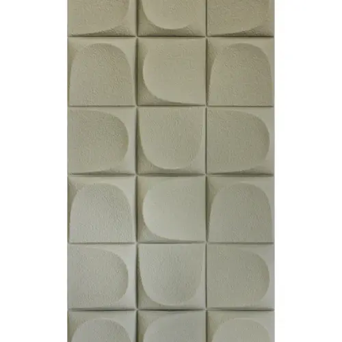 Recubrimiento de pared diseño tridimensional kaki de 120x60x2.5cm