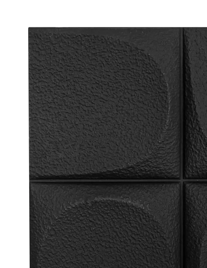 Recubrimiento de pared diseño tridimensional gris de 120x60x2.5cm - Image 3