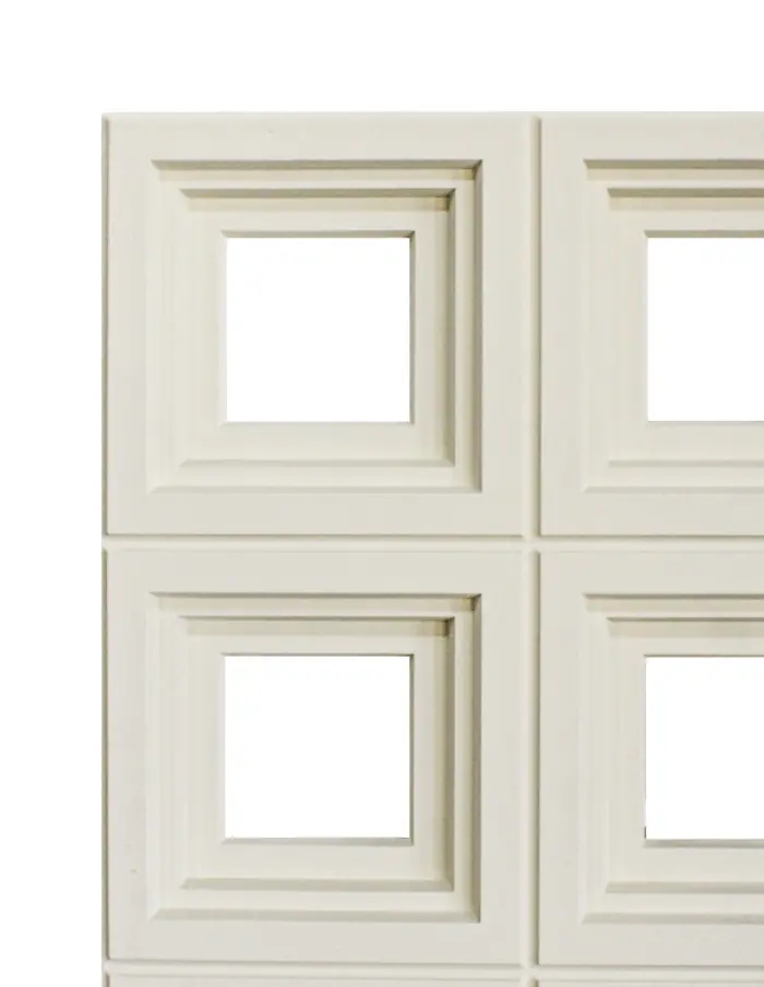 Recubrimiento de pared diseño cuadrados beige de 120x60x3cm - Image 3