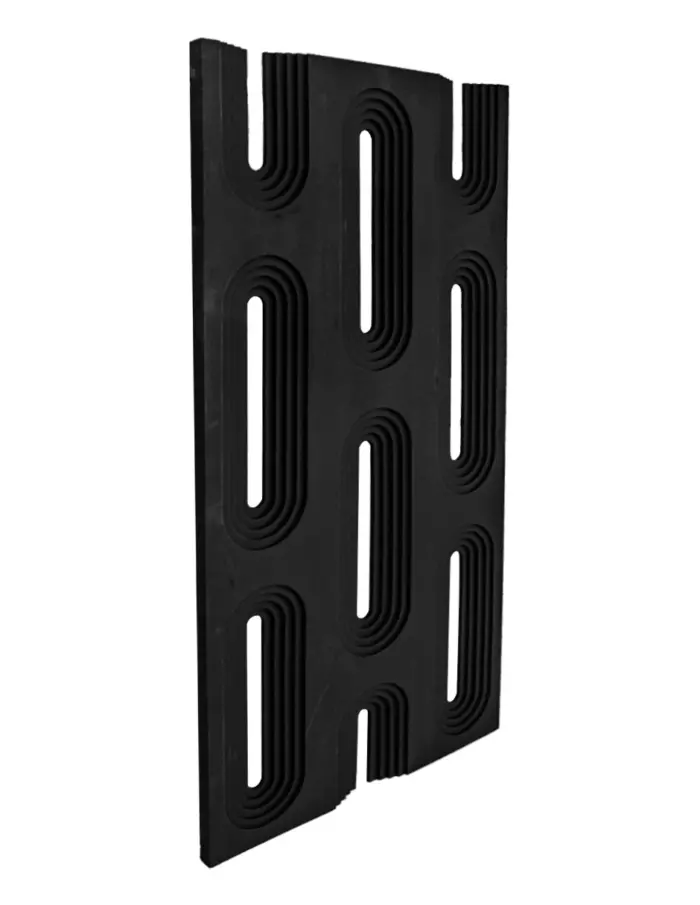 Recubrimiento de pared diseño rejilla negro de 120x60x3cm - Image 4