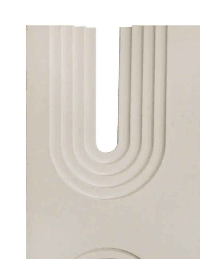 Recubrimiento de pared diseño rejilla beige de 120x60x3cm - Image 3