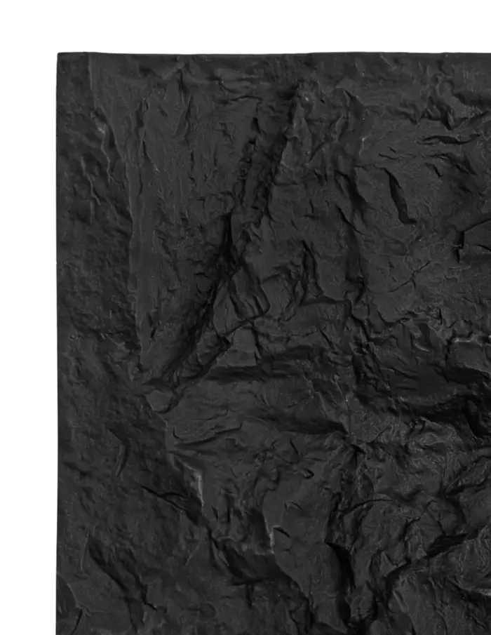 Recubrimiento de pared diseño roca negro de 120x60x6cm - Image 3