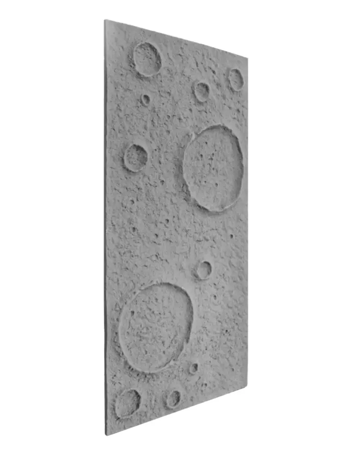Recubrimiento diseñó cráter de luna gris de 120x60x3cm - Image 4